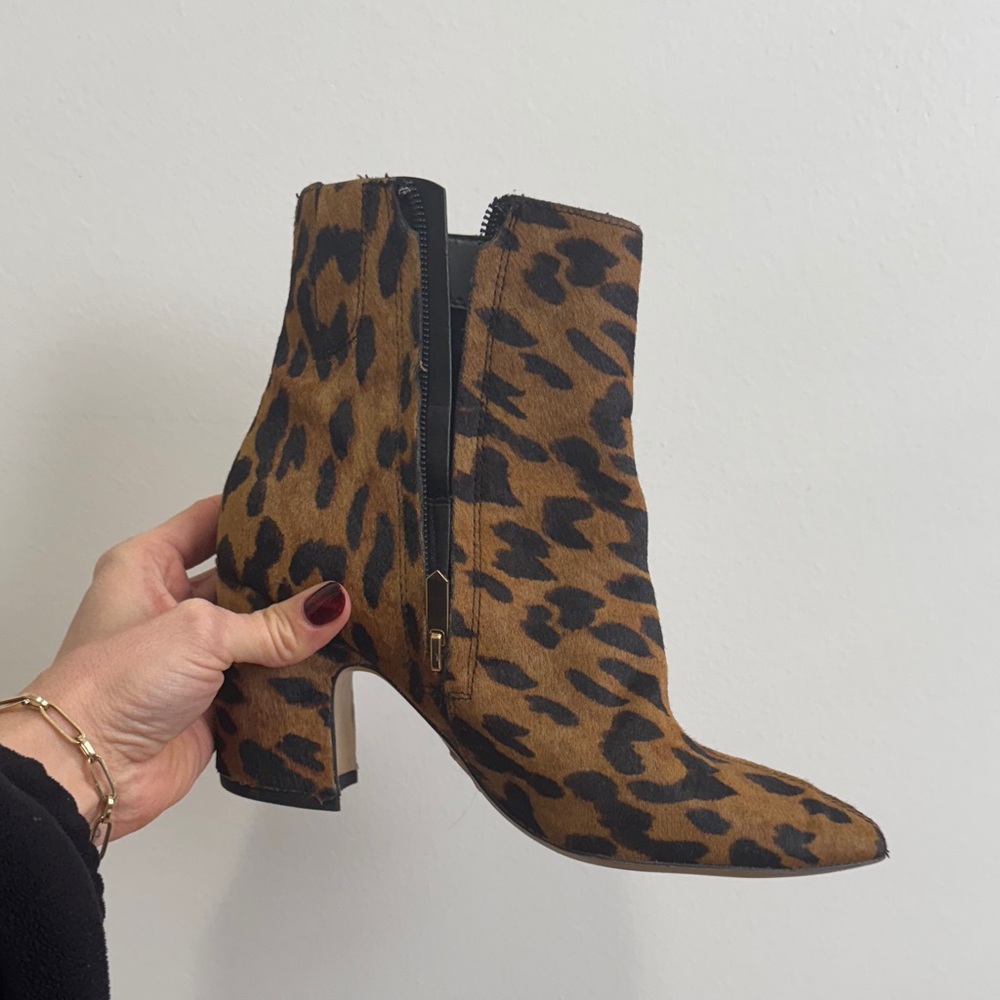 Sam Edelman Brown and Black Ankle Booties - Picture 5 of 6